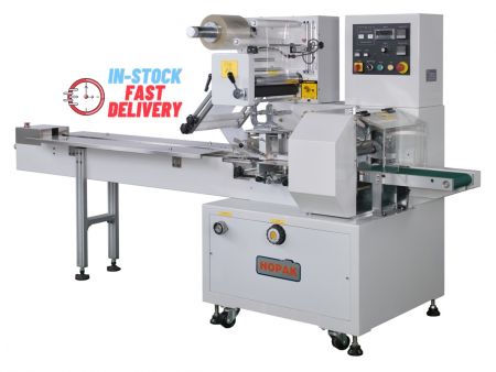 Horizontal Compact Flow Wrapper (Fast delivery) - HP-320F machine with in stock label